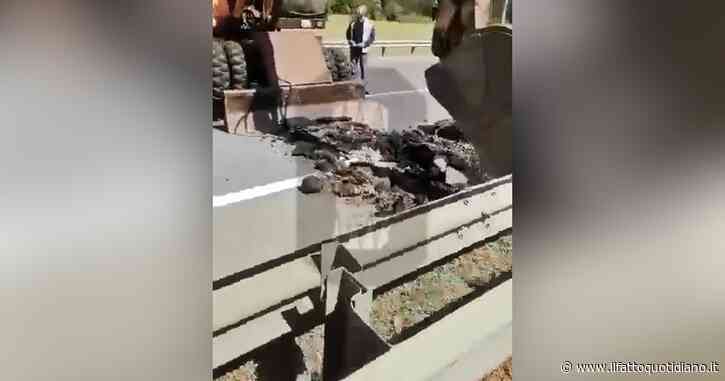 Distrutte con le ruspe le strade verso Mosca per ostacolare l’avanzata dei mezzi della Wagner. Posizionati anche camion pieni di sabbia