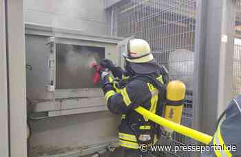 FW Celle: Brennt Papierpresse in Groß Hehlen