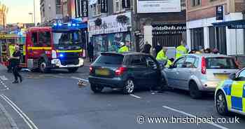 Crash closes A38 in Bedminster as fire and police called out - updates