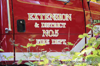 Rural firefighters stop fire threatening Extension, south of Nanaimo