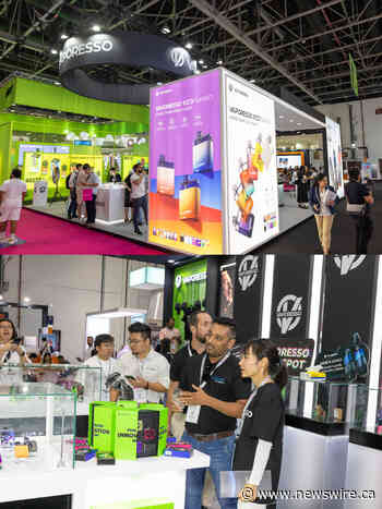 VAPORESSO zeigt starke Innovationskraft auf der World Vape Show in Dubai