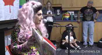 Barrie Public Library's drag queen story time carries more importance this year
