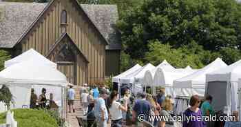 Buyers browse for that perfect piece at Naperville Fine Art &amp; Artisan Fair