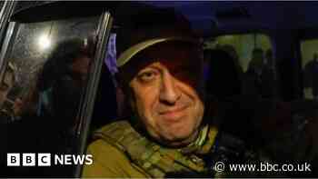 Yevgeny Prigozhin seen leaving Rostov-on-Don