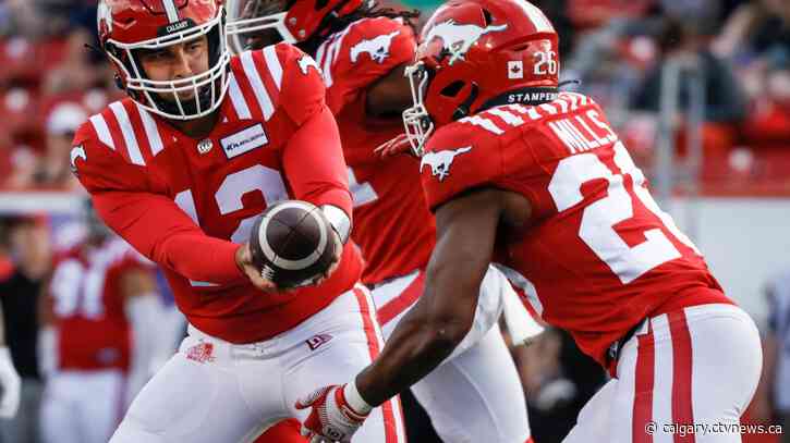 Saskatchewan Roughriders edge Calgary Stampeders 29-26 in overtime