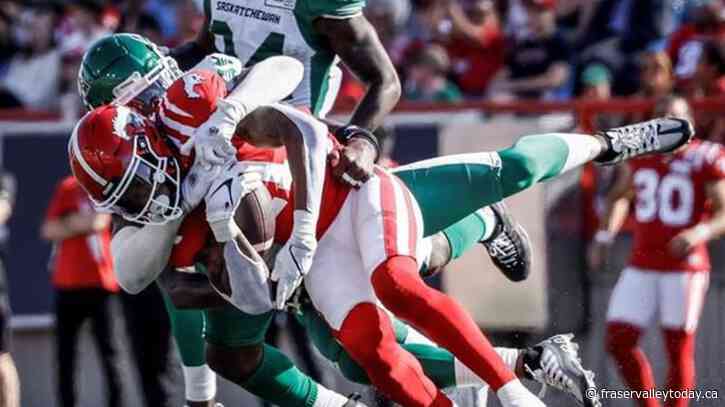 Saskatchewan Roughriders edge Calgary Stampeders 29-26 in overtime