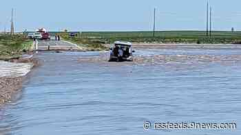3 people rescued from flood waters in Aurora Friday