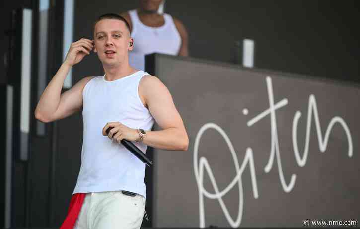 Aitch leaks new Manchester United shirt during Glastonbury 2023 performance