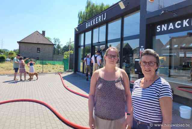 Bakkerij opgeschrikt door brand in aanpalende weide: “We zijn er echt niet goed van, maar we gaan wel gewoon terug open”