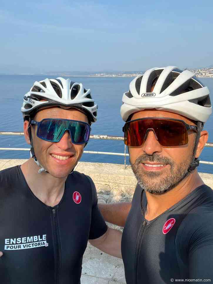 Un papa a participé au Half ironman de Nice pour soutenir sa fille victime d'une méningite foudroyante