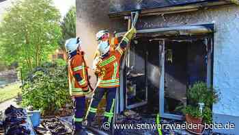 Brand in Neuweiler-Zwerenberg: Wohnhaus steht in Flammen – keine Verletzten