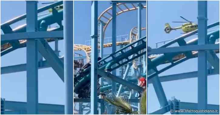 Treno delle montagne russe deraglia e si schianta a terra: un morto e diversi feriti, in sette ricoverati in ospedale