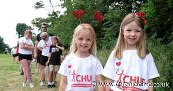 Adorable youngsters take part in charity toddle for Children's Heart Unit at Freeman Hospital