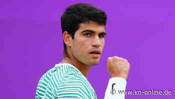 Carlos Alcaraz in Wimbledon-Form: Sieg in Queens und wieder Nummer Eins