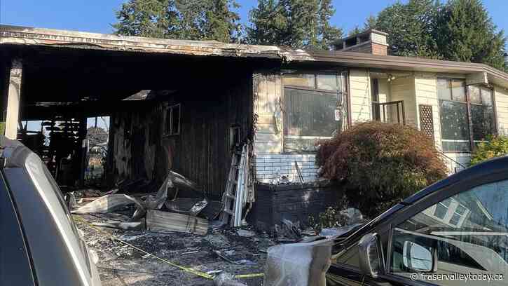 Carleton Street home in Chilliwack sustains heavy damage in fire, two cats perish