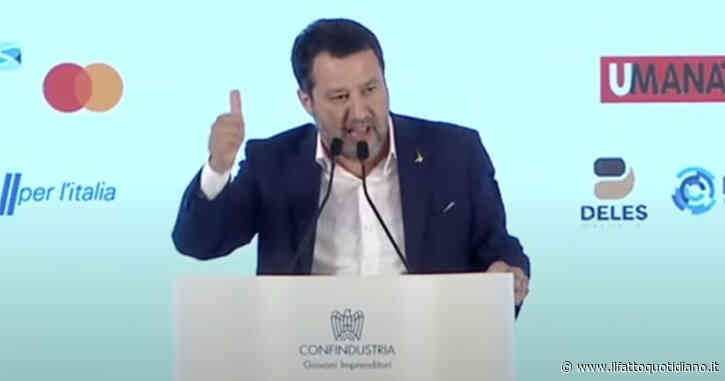 Da ‘Report e il Fatto’ ai ‘signori del no’, Salvini attacca tutti. E ai giovani industriali dice: ‘Avete scelto un brutto albergo e una brutta città’