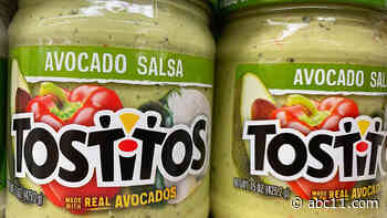 Frito-Lay issues recall of Tostitos Avocado Salsa Jar Dip due to an undeclared ingredient