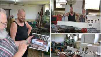 Diese beiden Burghauser bauen in Töging seit Jahrzehnten an ihrer Modell-Dampflok