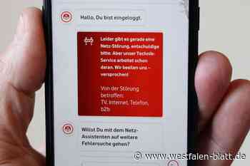 Vodafone-Störung in Bielefeld behoben