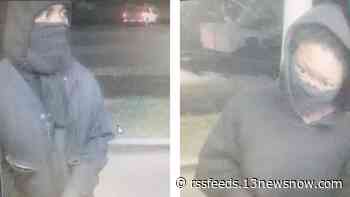 Edenton, N.C. Police: Two people wanted for trying to burglarize ATM machine