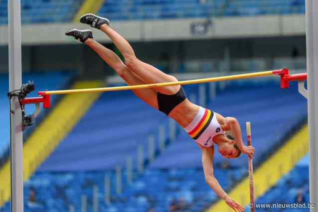 Lichtpunt voor degraderend België: Elien Vekemans verbetert voor derde keer eigen Belgisch U23-record in het polsstokspringen en is nu beste Europese belofte