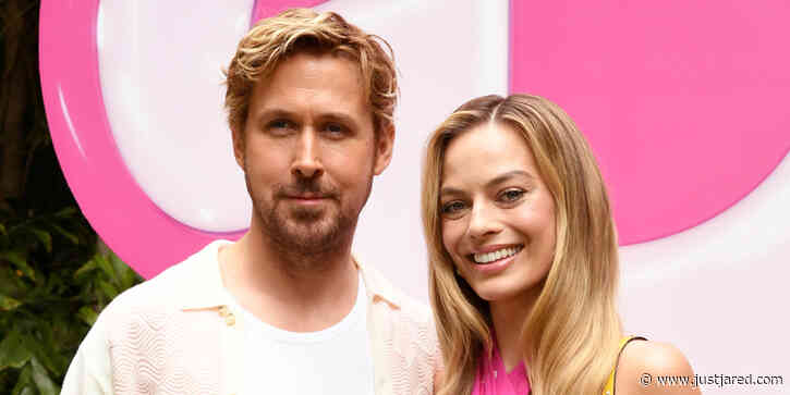 Margot Robbie & Ryan Gosling Join 'Barbie' Movie Co-Stars at Photo Call in Beverly Hills