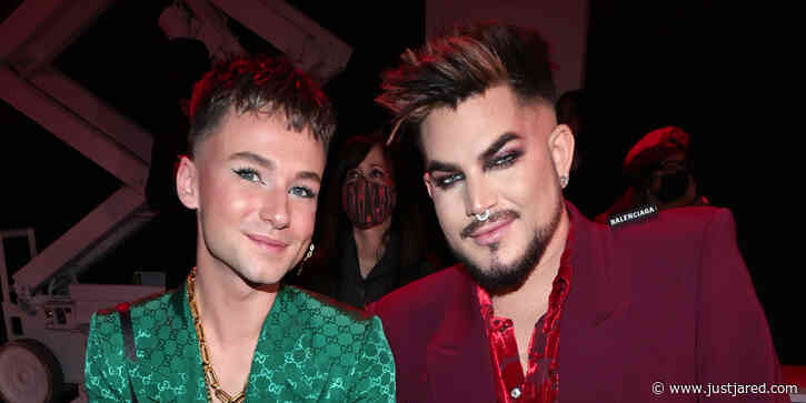 Adam Lambert & Boyfriend Oliver Gliese Share Adorable Photo From Night Out With Friends During Pride Month