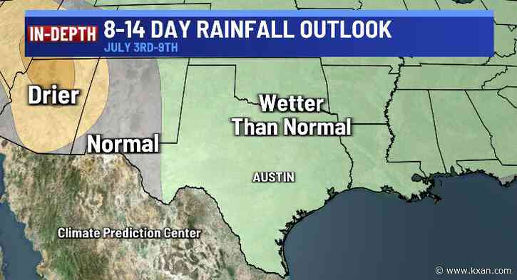 Next chance of rain? July 4th weekend...