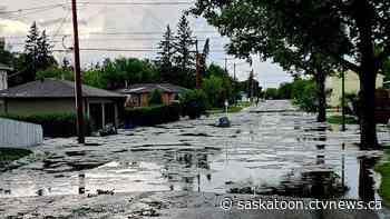Streets flooded in Prince Albert after severe storm