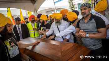 Thousands attend funeral for slain Sikh leader Hardeep Singh Nijjar in Surrey, B.C.
