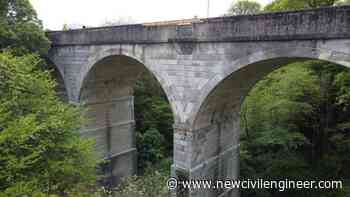 Extensive maintenance programme completed on 120 year old unusual concrete viaduct in Scotland