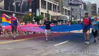 Despite the rain, Pride Parade steps off to crowds in Minneapolis