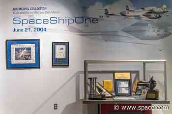 SpaceShipOne pilot's M&Ms, other mementos go on museum display