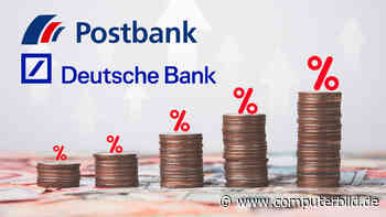 Doppelte Zinsanpassung: Postbank und Deutsche Bank erhöhen Zinsen
