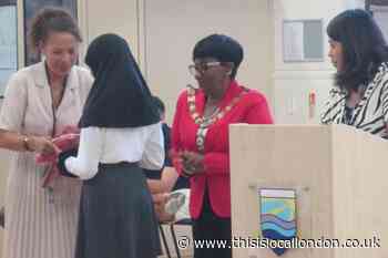 Dagenham pupils stage dance show for mayor's visit to school