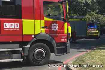 Bromley Hastings Road: man cut from wreckage by firefighters