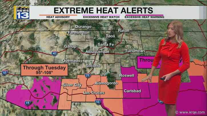 Triple digit temperatures for parts of New Mexico