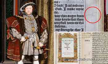 Henry VIII's secret book doodles show he was riddled with 'anxiety'