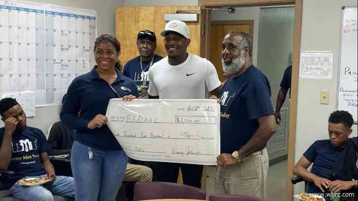 NFL player who graduated from East Feliciana High School makes surprise donation to school's mentorship programs