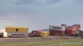 23 rail cars derail west of Saskatoon