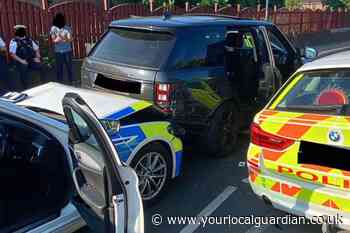 Helicopters in high risk police chase from Sussex to London