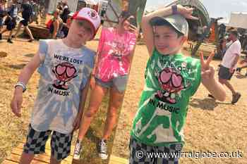 Wirral single mum attends Glastonbury 2023 with her two children
