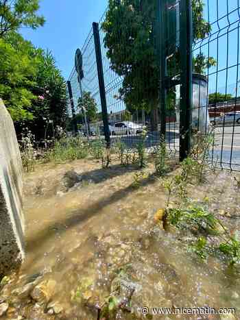 Une fuite d'eau alerte les riverains à Antibes