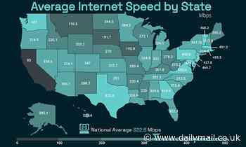 Biden announces $40bn broadband fund... these states with fastest and slowest internet in America