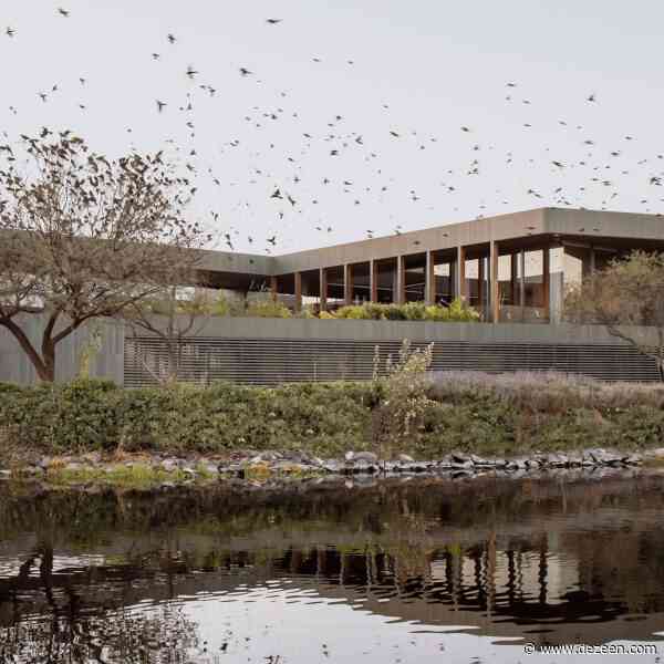 Reims 502 places pool atop basalt-clad Mexican home