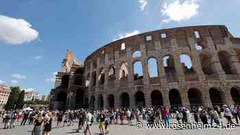 Tourist zerkratzt Wand in Kolosseum in Rom - Minister empört