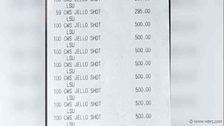 Gordon McKernan busts Todd Graves' Jell-O Shot record, purchasing 8,888 shots for LSU