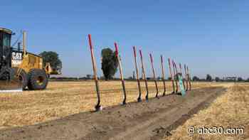 New interchange being built near Tulare's International Agri-Center