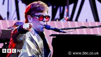 The sun goes down on Elton John's UK touring career with record-breaking Glastonbury set