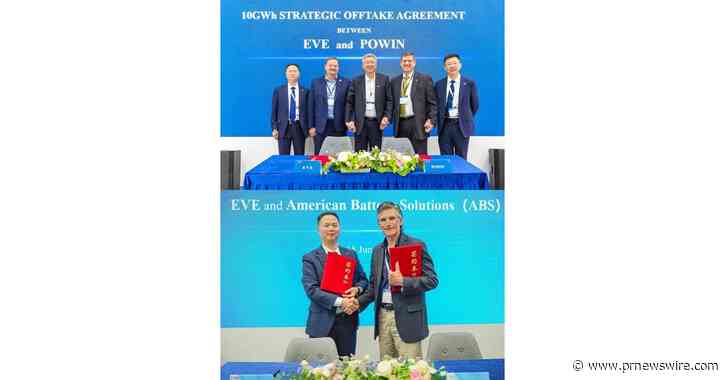 EVE fait son apparition au salon THE SMARTER E EUROPE 2023 et continue d'accroître sa présence sur le marché étranger - Signature d'un contrat de 23 GWh